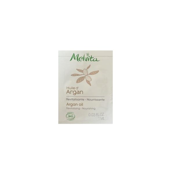 Melvita, Argan, Organic, Nourishing & Revitalizing, Oil, For Body, Face & Hair, 1 ml *Sample - For Women