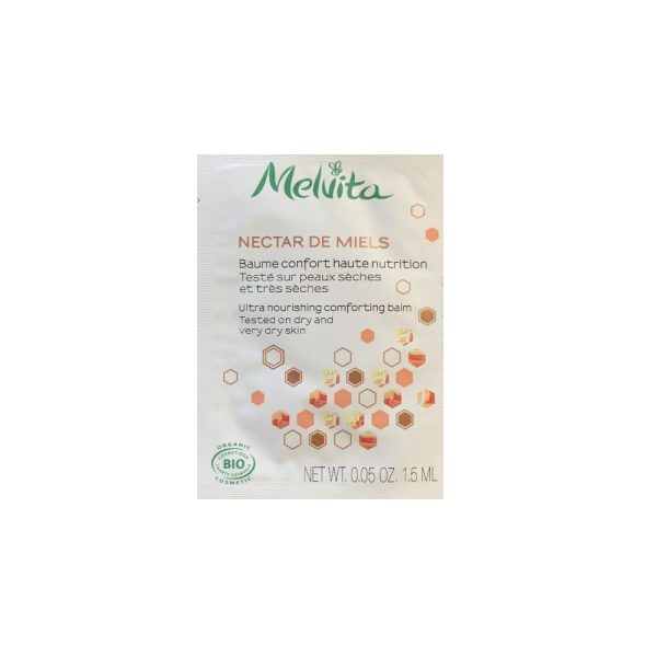 Melvita, Nectar De Miels, Organic, Nourishing, Balm, For Face & Neck, 1.5 ml *Sample - For Women