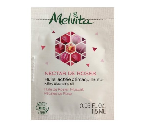 Melvita, Nectar de Roses, Organic, Cleansing Oil, For Face, 1.5 ml *Sample - For Women