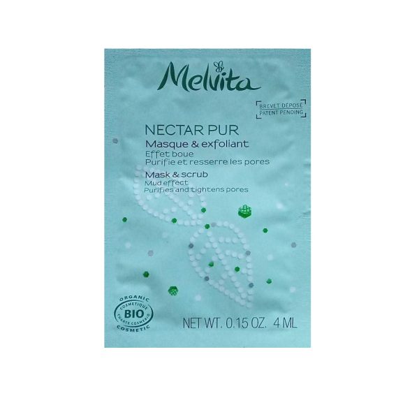 Melvita, Nectar Pur, Organic, Pore-Tight, Scrub Mask, For Face, 4 ml *Sample - For Women