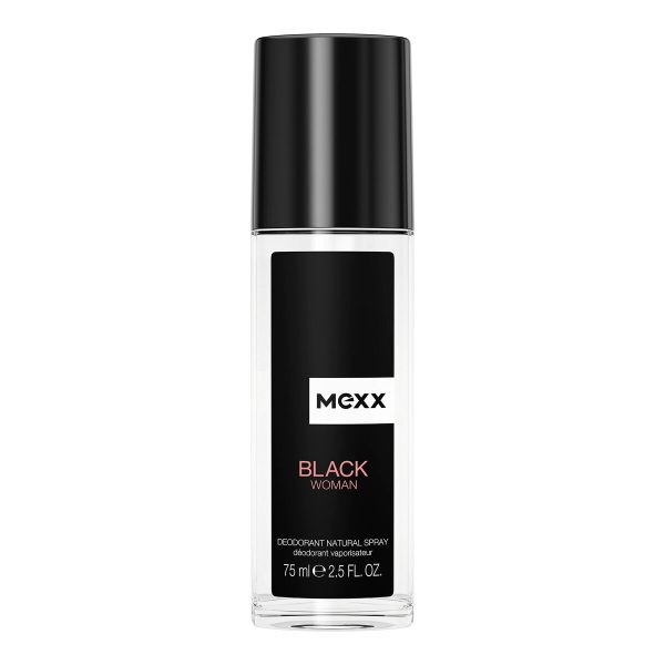 Mexx, Black, Anti-Perspirant, Fresh flowers, Deodorant Spray, For Women, 75 ml - For Women