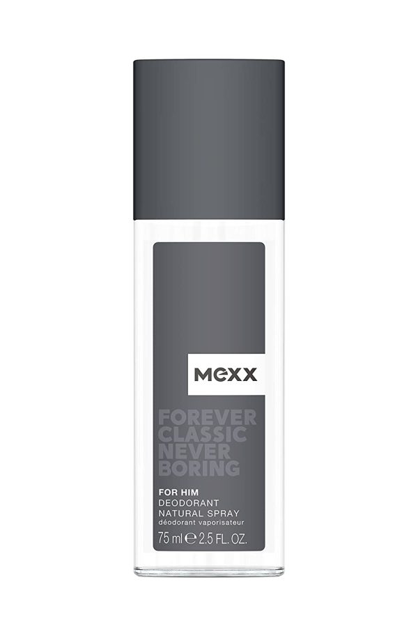 Mexx, Forever Classic Never Boring, Grapefruit, Anti-Perspirant, Fresh flowers, Deodorant Spray, For Men, 75 ml - For Men