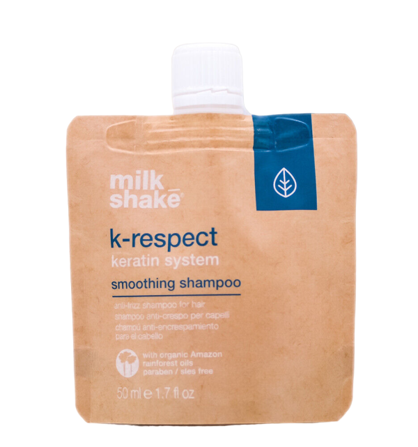 Milk Shake, K-Respect, Keratin, Hair Shampoo, For Smoothening, 50 ml - For Women