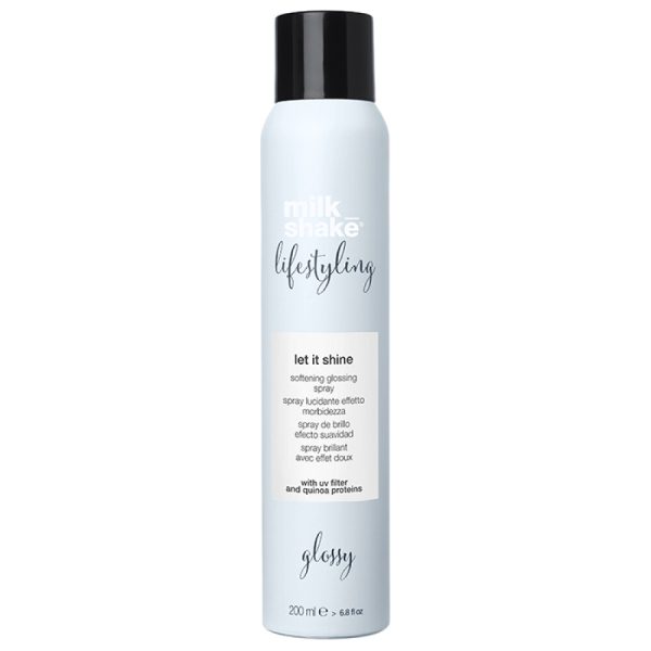 Milk Shake, Lifestyling Let It Shine, Milk Proteins, Hair Spray, For Shine & Softness, 200 ml - For Women