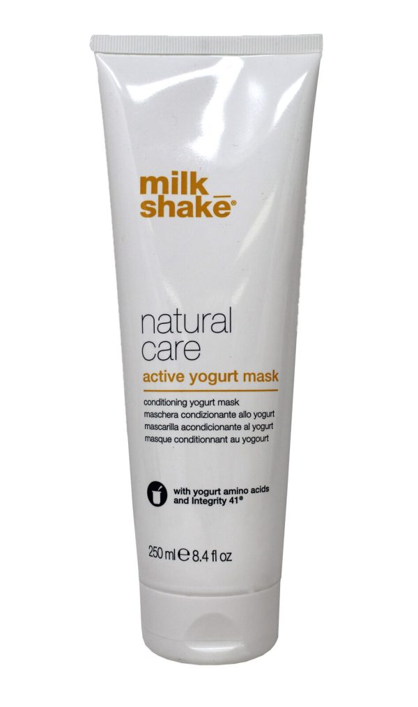 Milk Shake, Natural Care Active Yogurt, Hair Treatment Cream Mask, For Colour Protection, 250 ml - For Women