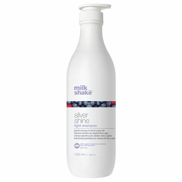 Milk Shake, Silver Shine Light, Sulfates-Free, Hair Shampoo, For Neutralisation Of Yellow Tones, 1000 ml - For Women