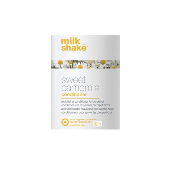 Milk Shake, Sweet Camomile, Paraben-Free, Hair Conditioner, For Revitalizing, 10 ml - For Women