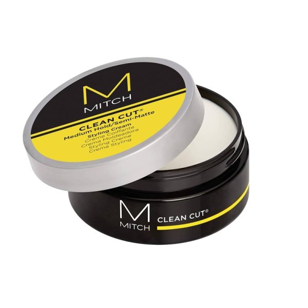 Mitch by Paul Mitchell, Styling Clean Cut, Paraben-Free, Hair Styling Cream, Medium Hold, 85 g - For Men