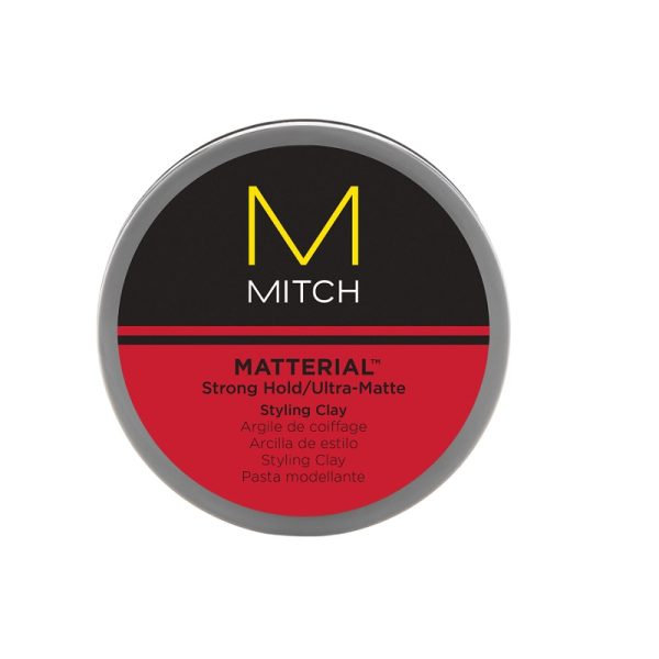 Mitch by Paul Mitchell, Styling Matterial, Paraben-Free, Hair Styling Clay, Strong Hold, 85 g - For Men