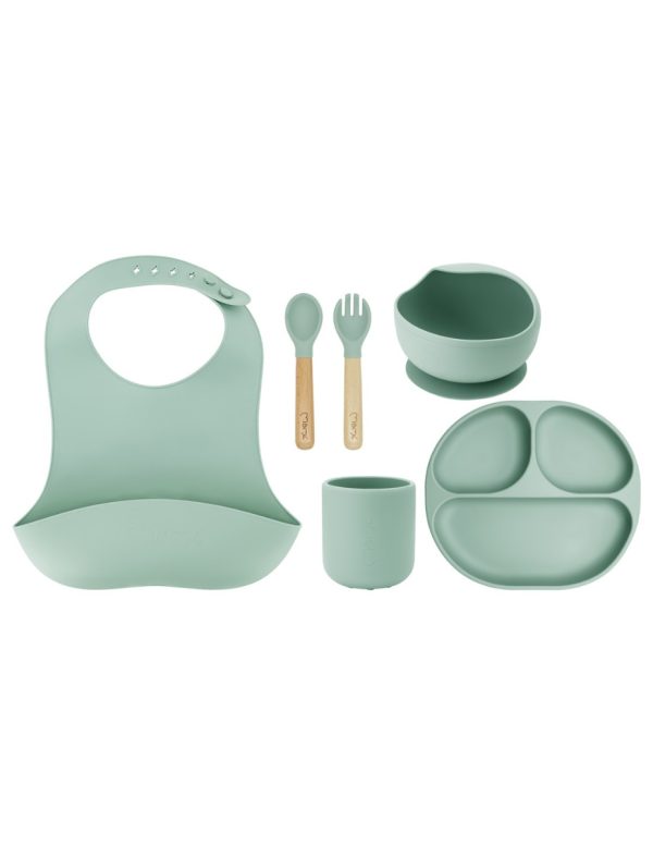 Set pentru diversificare din silicon, Momi Ami - Green