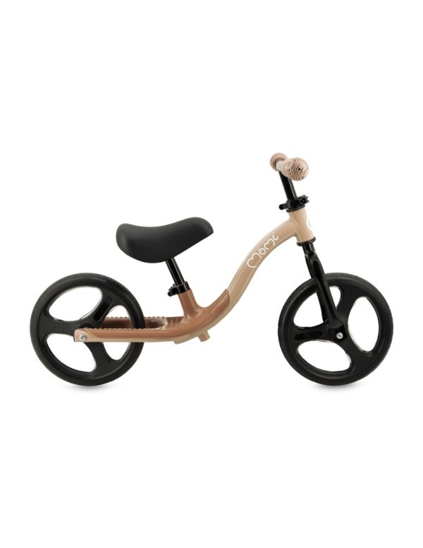 Bicicleta fara pedale cu roti led , Momi Isoka - Beige - imagine 3