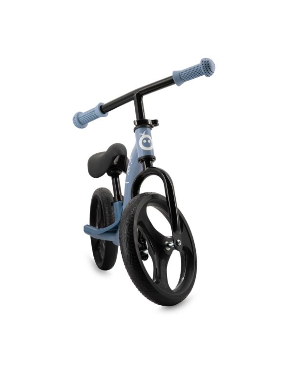 Bicicleta fara pedale cu roti led , Momi Isoka - Blue - imagine 2