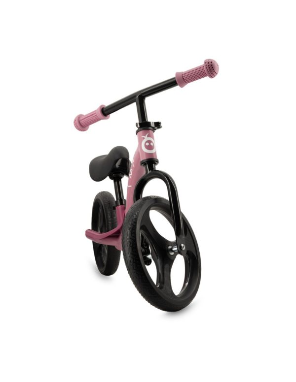 Bicicleta fara pedale cu roti led , Momi Isoka - Pink - imagine 2