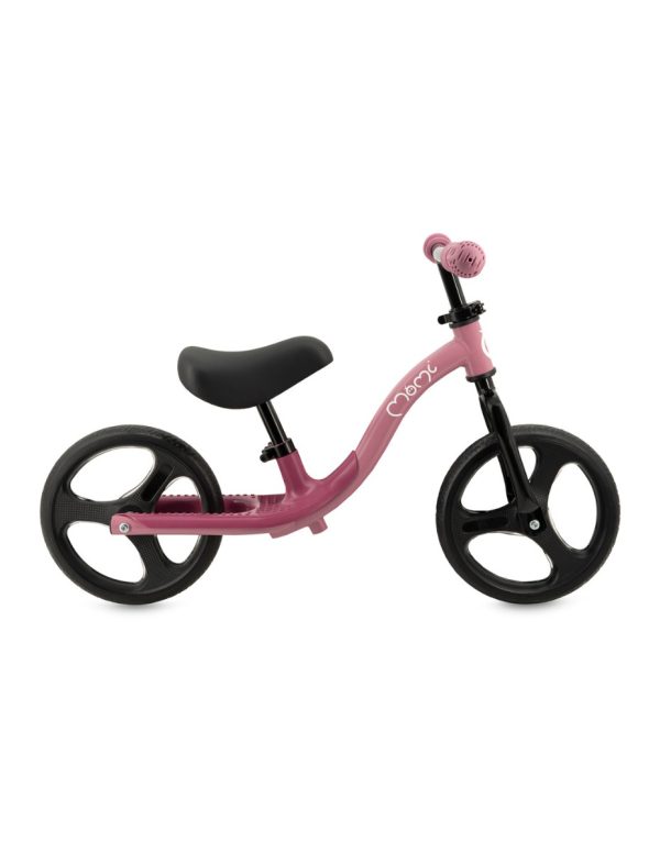 Bicicleta fara pedale cu roti led , Momi Isoka - Pink - imagine 4