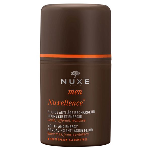 Nuxe, Men Nuxellence Youth and Energy, Anti-Ageing, Fluid, For Face, 50 ml - For Men