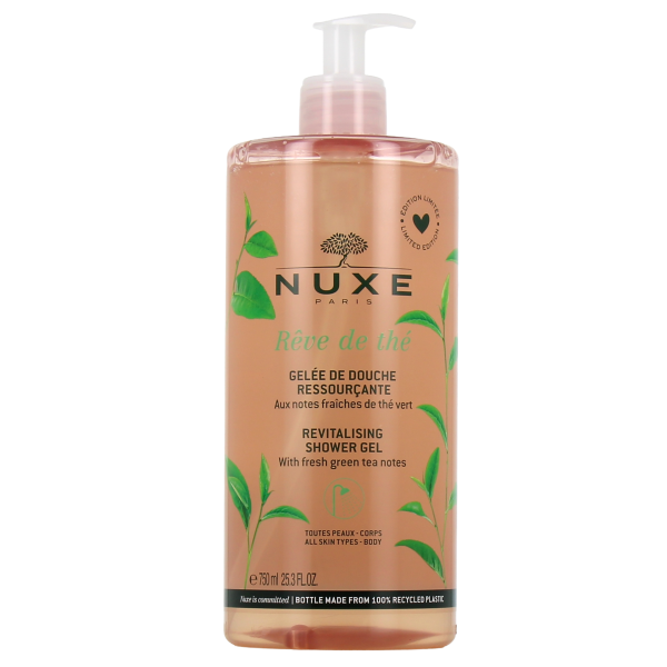 Nuxe, Reve de The, Revitalising, Shower Gel, For All Skin Types, 750 ml - For Women