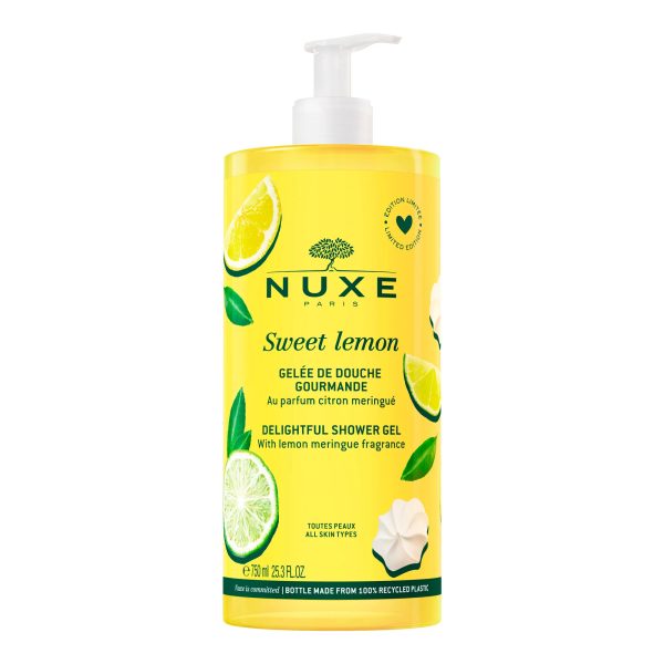 Nuxe, Sweet Lemon, Cleansing, Shower Gel, For All Skin Types, 750 ml - For Women