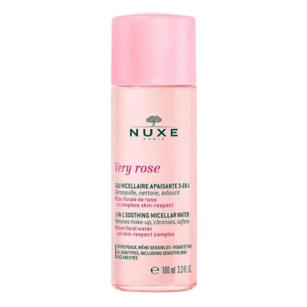 Nuxe, Very Rose, Cleansing, Micellar Water, For Sensitive Skin, 100 ml - For Women