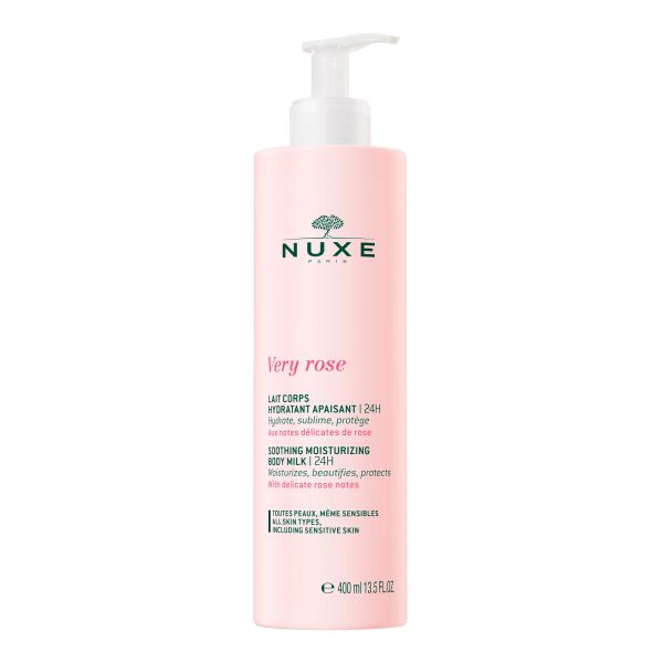 Nuxe, Very Rose, Hydrating, Body Milk, 400 ml - None