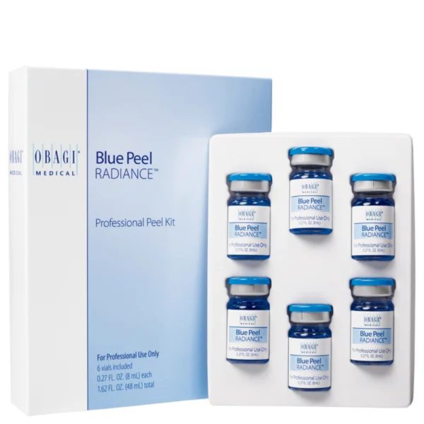 Set, Obagi, Blue Peel Radiance, Peeling, Serum, For Face, 6 pcs - For Women