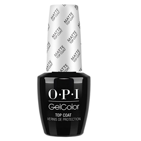 Opi, Gel Color, Top Coat, Semi-Permanent Nail Polish, GC 031, Matte, 15 ml - For Women