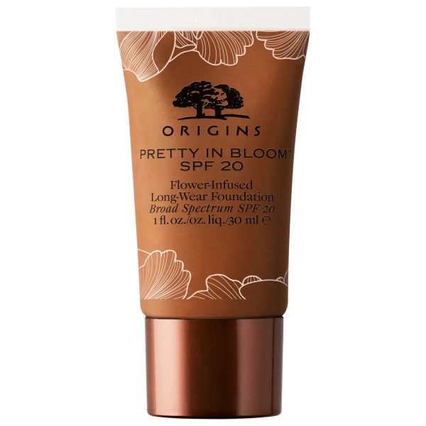 Origins, Pretty In Bloom, Long Wearing, Cream Foundation, 710, Very Deep Cool, SPF 20, 30 ml - For Women