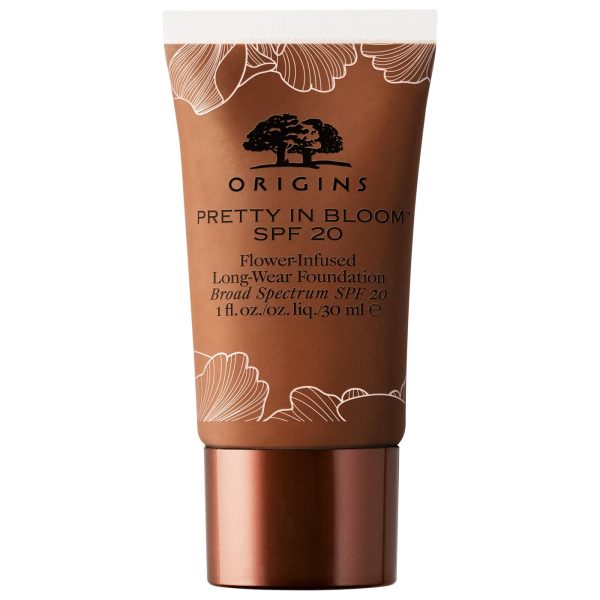 Origins, Pretty In Bloom, Long Wearing, Cream Foundation, 720, Very Deep Cool, SPF 20, 30 ml - For Women