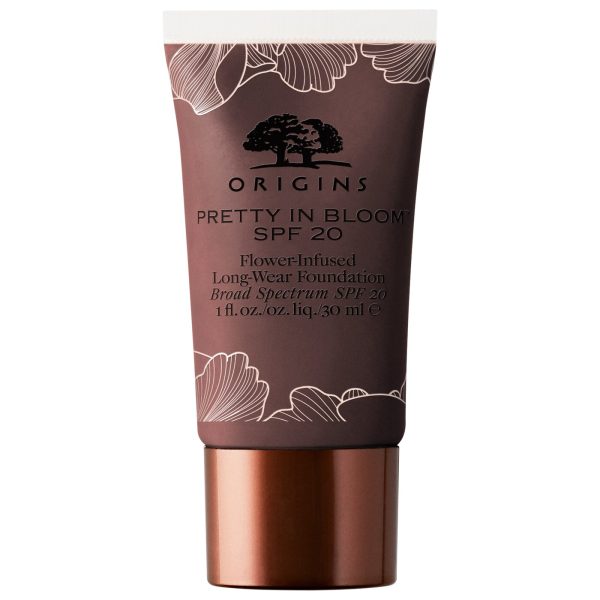 Origins, Pretty In Bloom, Long Wearing, Cream Foundation, 740, Very Deep Cool, SPF 20, 30 ml - For Women