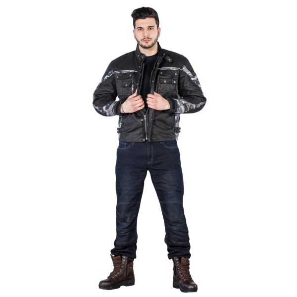 Pantaloni Moto Barbati Jeans W-TEC Pawted - imagine 7