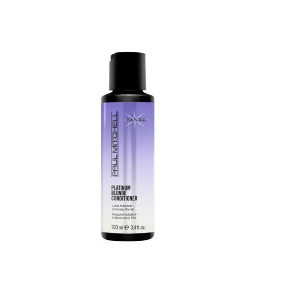 Paul Mitchell, Blonde Platinum Blonde, Paraben-Free, Hair Conditioner, Cools Brassiness, 100 ml - For Women