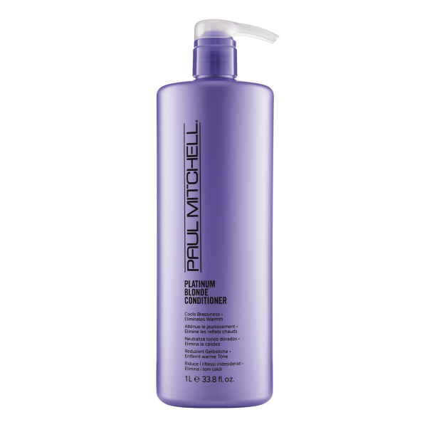 Paul Mitchell, Blonde Platinum Blonde, Paraben-Free, Hair Conditioner, Cools Brassiness, 1000 ml - For Women