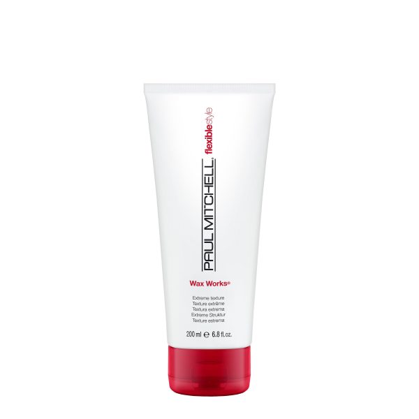 Paul Mitchell, Flexible Style Wax Works, Paraben-Free, Hair Styling Gel, For Definition & Texture, 200 ml - For Women