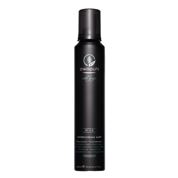 Awapuhi Wild Ginger By Paul Mitchell, Style, Paraben-Free, Hair Styling Mousse, Anti-Frizz, Touchable Hold, 200 ml - For Women