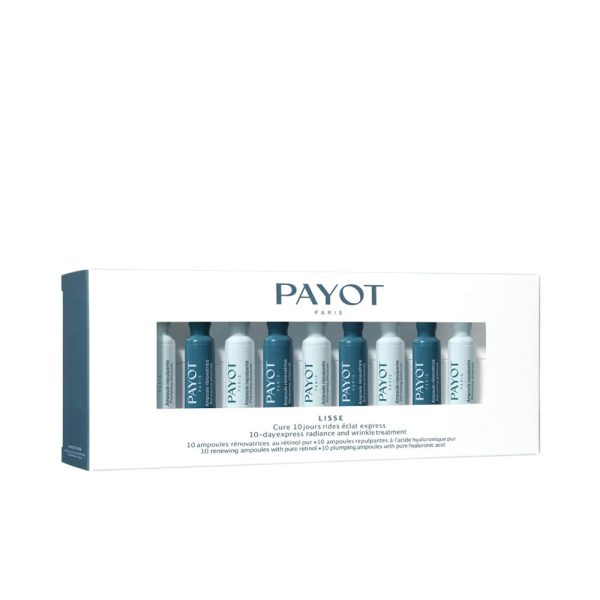 Set, Payot, Lisse, Natural Ingredients, Anti-Ageing, Day & Night, Ampoules Treatment Serum, For Face, For Women, 20 pcs, 20 ml - For Women