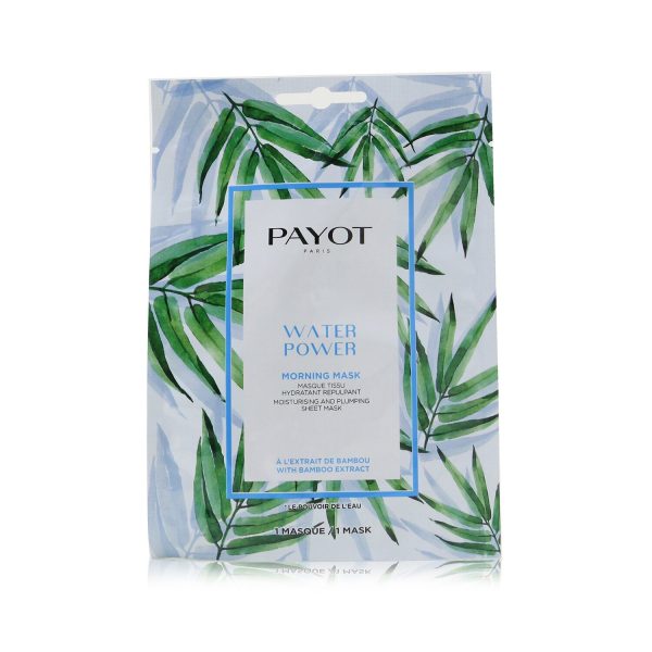 Payot, Water Power, Moisturizing & Plumping, Sheet Mask, For Face, Morning, 19 g - For Women