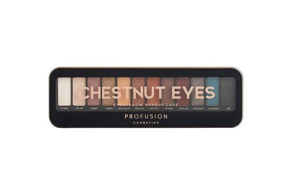 Profusion, Chestnut Eyes, Eyeshadow Palette, 12 Shades, 25 g - For Women