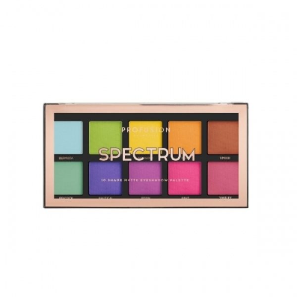 Profusion, Spectrum, Eyeshadow Palette, 10 Shades, 25 g - For Women