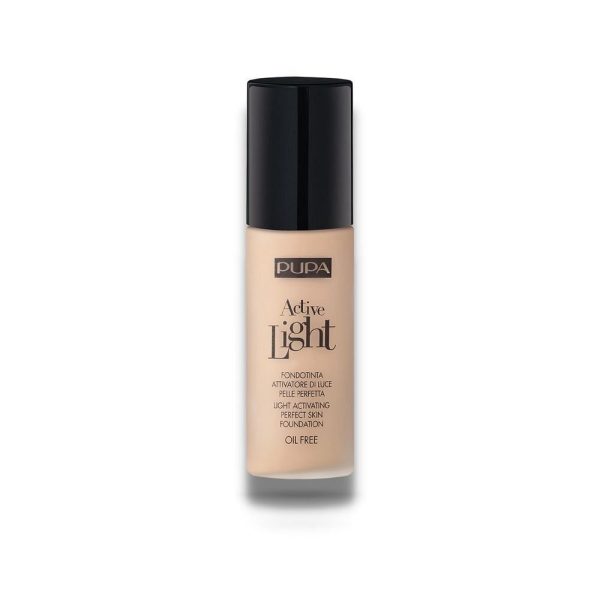 Pupa, Active-Light, Oil Free, Illuminating, Liquid Foundation, 040, Sand, 30 ml - For Women