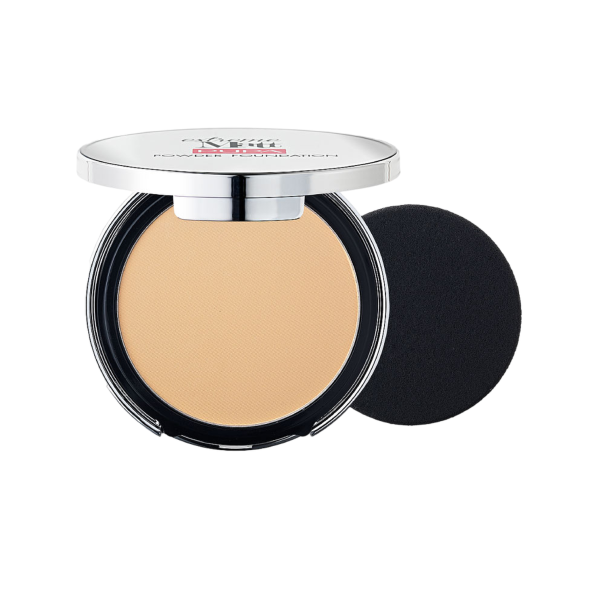 Pupa, Extreme Matt, Oil-Free, Natural Opaque, Compact Foundation, 002, Dark Ivory, SPF 20, 11 g - For Women