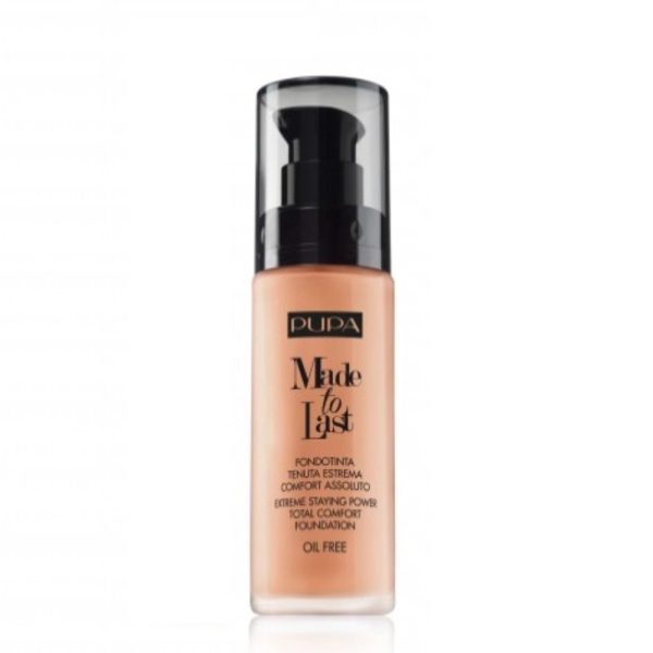 Pupa, Made To Last, Paraben-Free, Long Lasting, Liquid Foundation, 070, Dark Sand, 30 ml - For Women