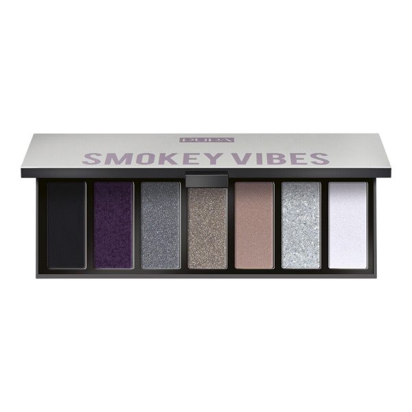 Pupa, Make Up Stories, Eyeshadow Palette, 002, Smokey Vibes, 7 Shades, 13.3 g - For Women