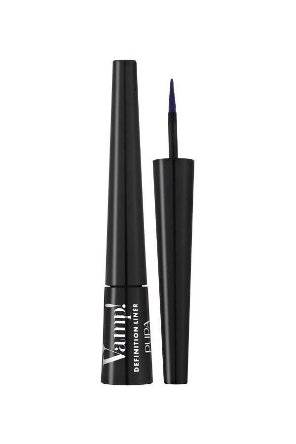 Pupa, Vamp!, Full Definition, Liquid Eyeliner, 300, Deep Blue, 2.5 ml - For Women