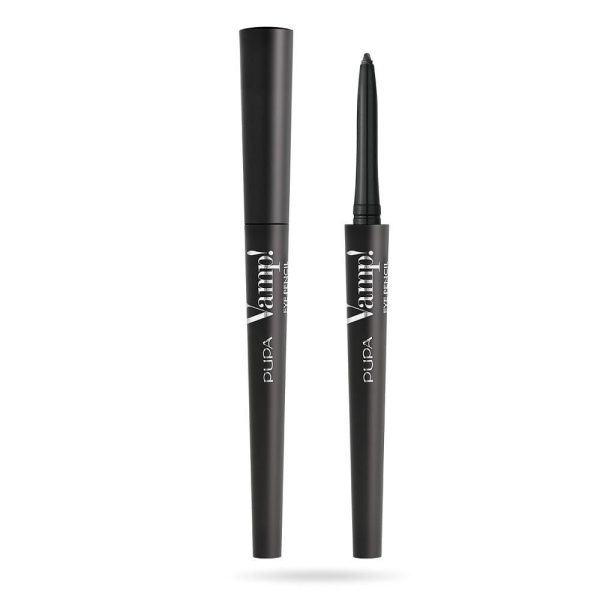 Pupa, Vamp!, Paraben-Free, Waterproof, Kohl Kajal Eyeliner, 100, Iconic Black, 0.35 g - For Women