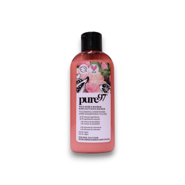 Pure97, Rose & Baobab, Hair Shampoo, For Volume, 200 ml - For Women