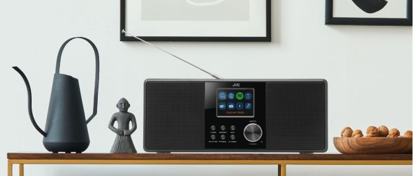 Radio internet JVC RA-E981B, 10W RMS, tuner DAB+/FM, Bluetooth, LCD 2.8”, WiFi, Spotifiy Connect, telecomanda, USB, AUX, negru - imagine 7