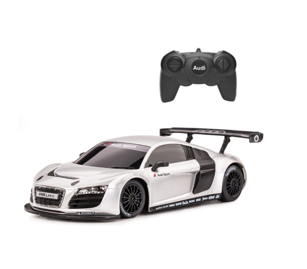 Rastar, Audi R8, RC Car, White, 1:24 - For Boys