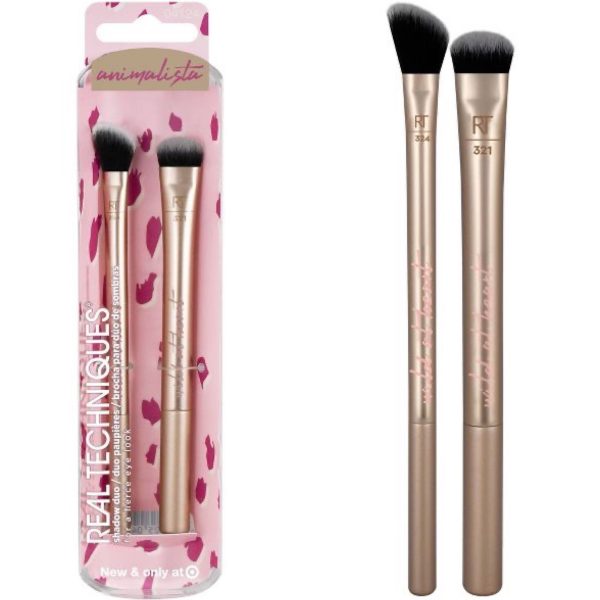 Set Duo, Real Techniques, Animalista Duo, Powder Brush, 2 pcs - For Women