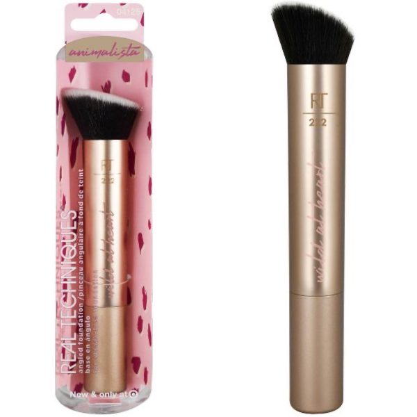 Real Techniques, Animalista Duo, Rounded, Powder Brush, No. 415 - For Women