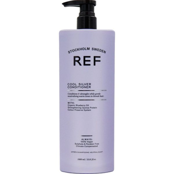 Ref Stockholm, Cool Silver, Sulfates-Free, Hair Conditioner, Neutralising Warm Tones, 1000 ml - Unisex