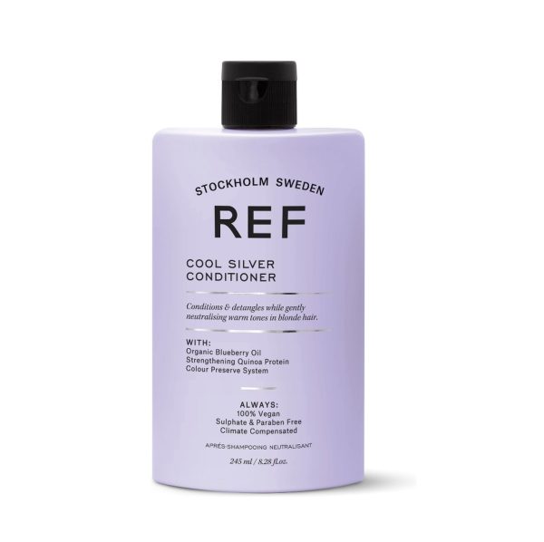 Ref Stockholm, Cool Silver, Sulfates-Free, Hair Conditioner, Neutralising Warm Tones, 245 ml - Unisex